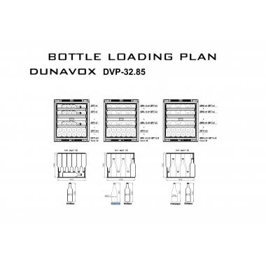 Винный шкаф Dunavox DVP-32.85DB